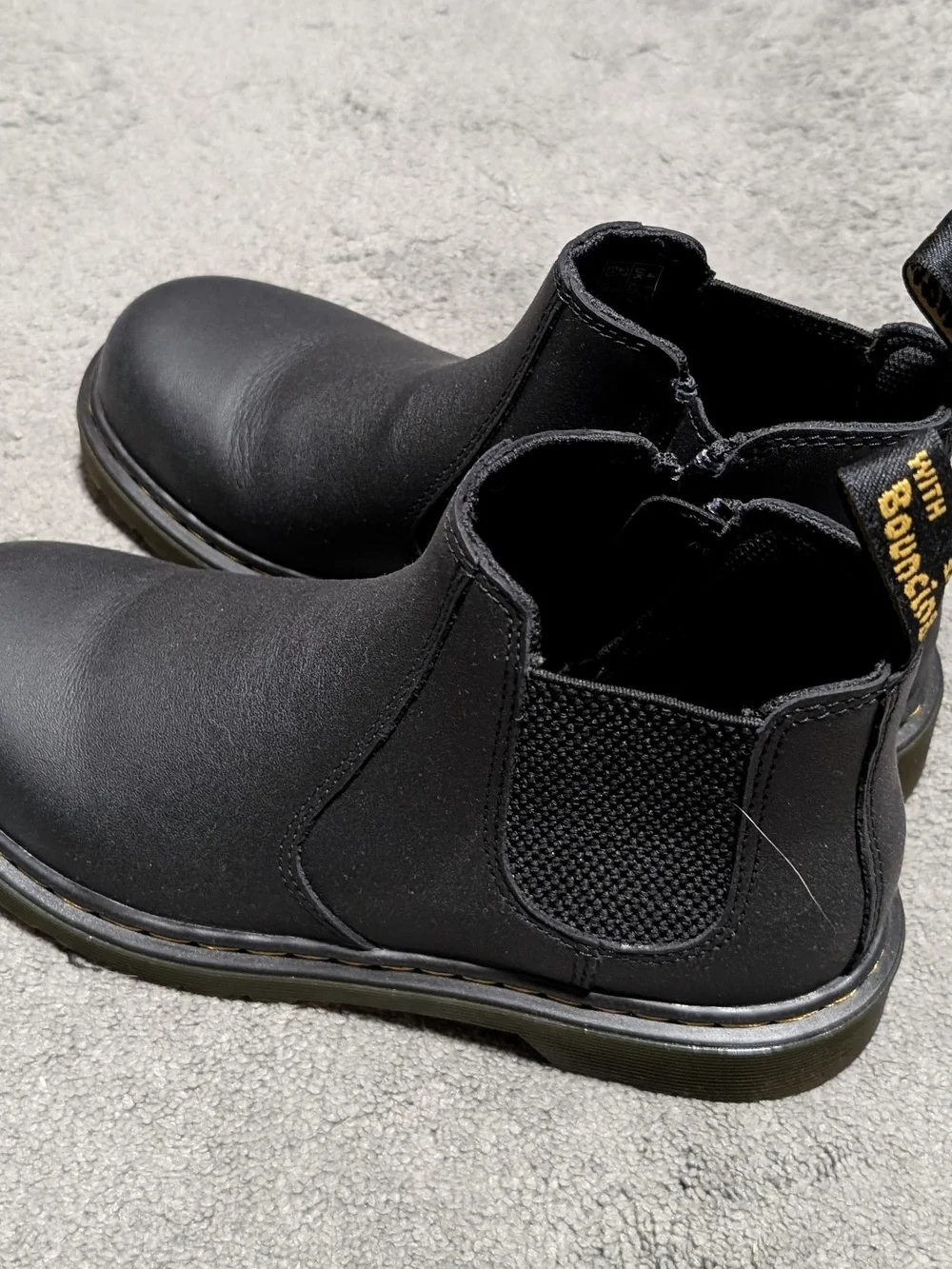 Dr. Martens Youth Black Chelsea Zip Boots